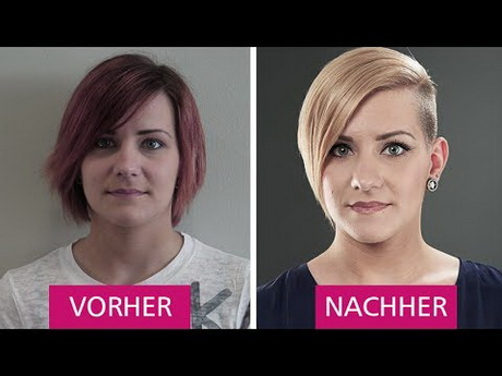 Kurzhaarfrisuren Vorher Nachher