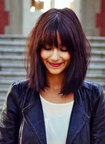 Mittellange Haare Mit Pony Und Brille Frisuren halblange haare mit pony