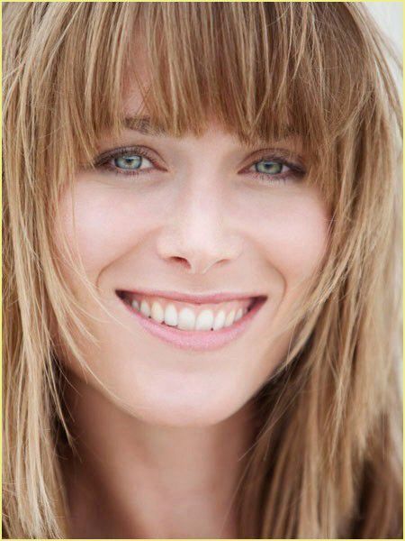 Frisuren 2020 langhaar mit pony