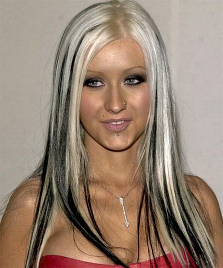 blonde-haare-mit-schwarzen-strhnen-07_3 Blonde haare mit schwarzen strähnen