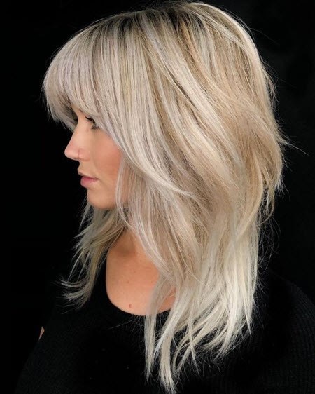 halblange-haare-frisuren-2022-95_6 Halblange haare frisuren 2022